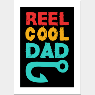 reel cool dad papa :fishing  gifts  fathers day Posters and Art